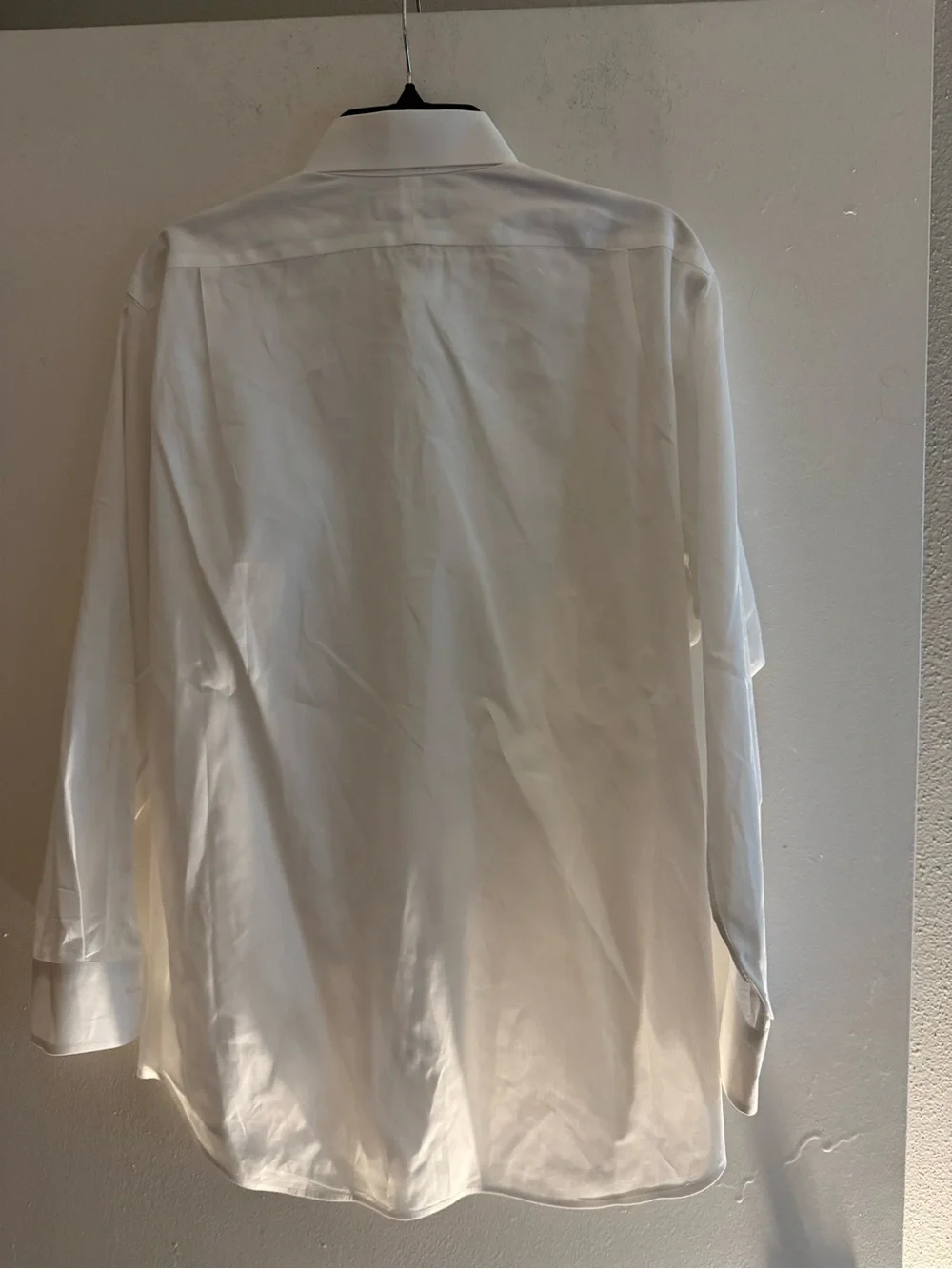 Polo by Ralph Lauren White Men's Dress Shirt - Point Collar Size M